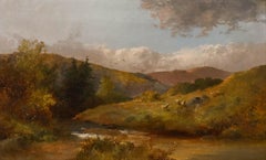 George Henry Jenkins (1843-1914) - Framed Late 19th Century Oil, Bickleigh Vale