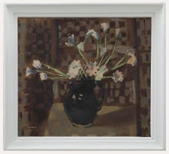 George Lambourne (1900-1977) - 1958 Oil, African Daisies