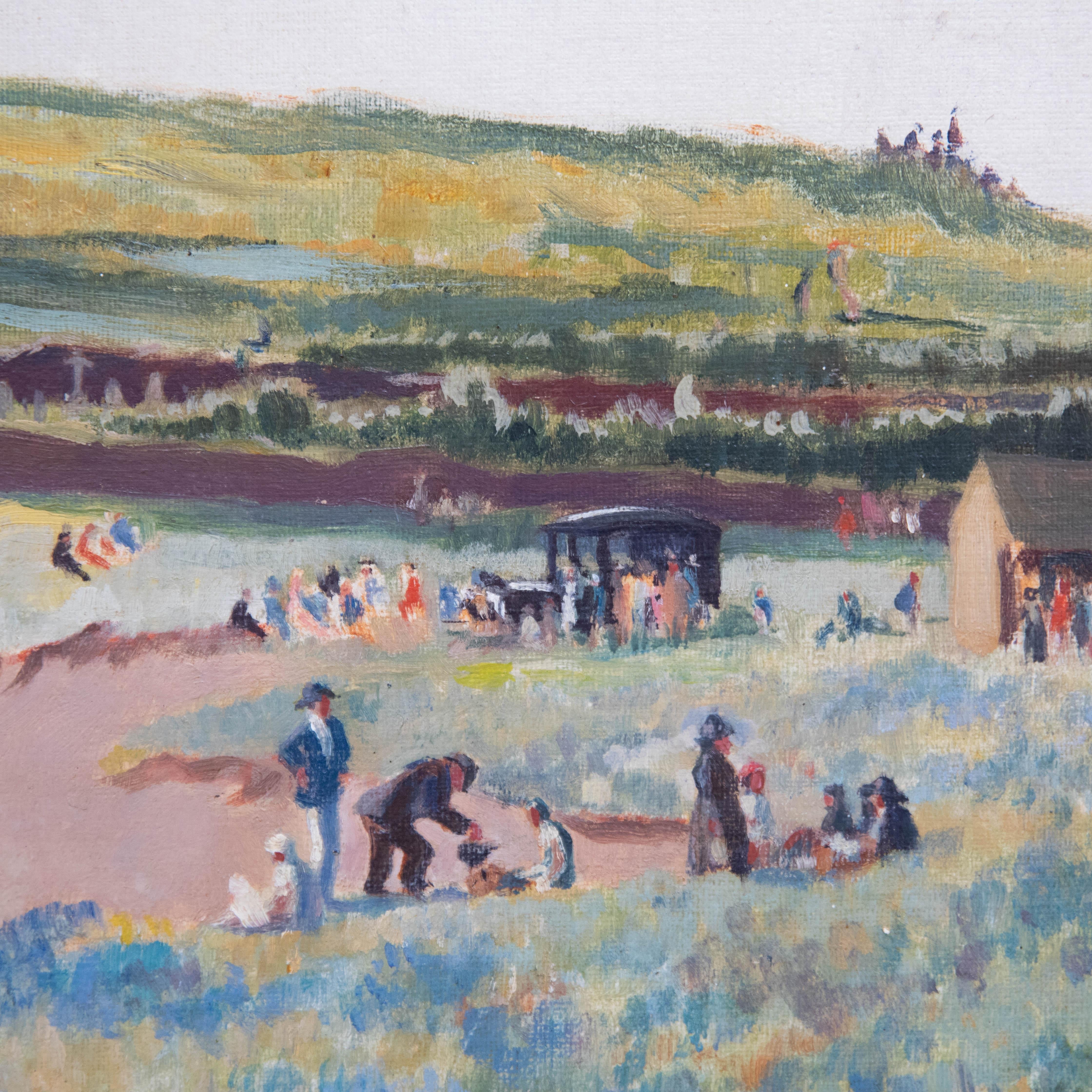 George Scott - Framed 20th Century Oil, Midday Sun For Sale 1