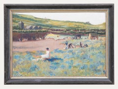 Vintage George Scott - Framed 20th Century Oil, Midday Sun