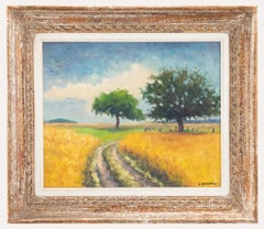 Vintage Georges Doublet (1911-1997) - 20th Century Oil, Summer in Rural France