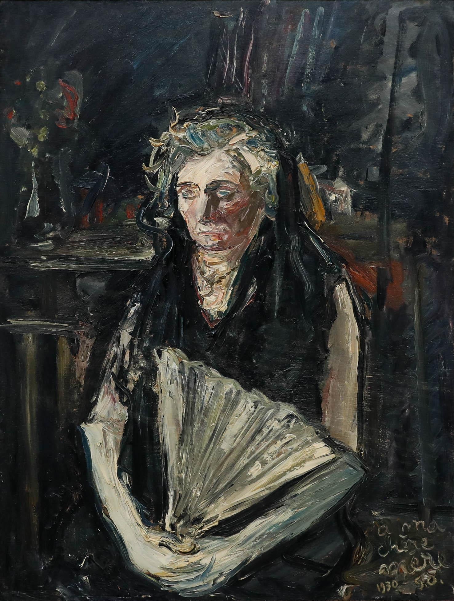 Georges Eugene Delhomme (1904-1989) - 1930 Oil, To My Dear Mother - Painting by Unknown