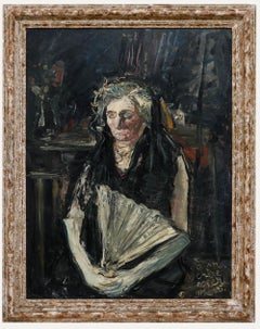 Georges Eugene Delhomme (1904-1989) - 1930 Oil, To My Dear Mother