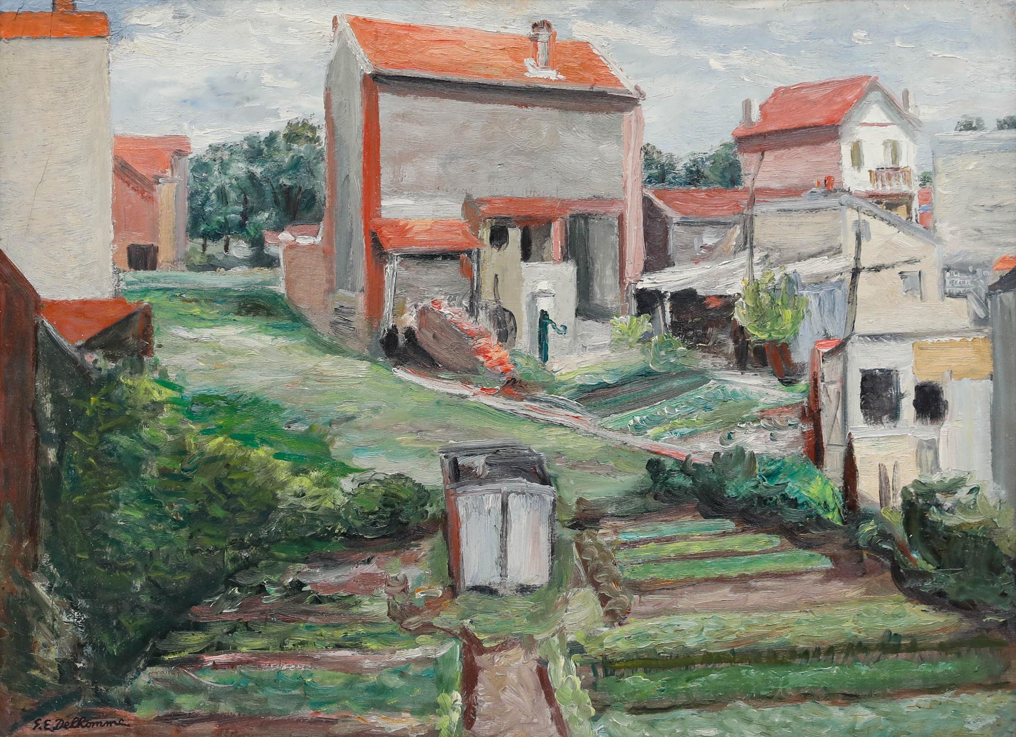 Georges Eugene Delhomme (1904-1989) - 20e siècle Huile - Painting de Unknown