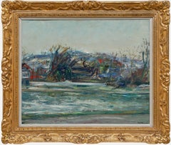 Georges Eugene Delhomme (1904-1989) - 20. Jahrhundert Öl, Joinville-le-Pont