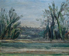 Georges Eugene Delhomme (1904-1989) - Milieu du XXe siècle Huile, Nogent-sur-Marne