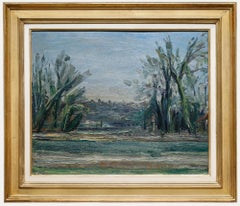Georges Eugene Delhomme (1904-1989) - Mitte 20. Jahrhundert Öl, Nogent-sur-Marne