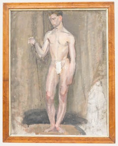 Georges Eugene Delhomme (1904-1989) - Milieu du 20e siècle Huile, Modèle russe