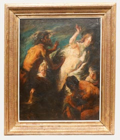 Georges Higuet (1892-1958) After Jacob Jordaens - Oil, Mythological Scene