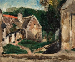 Georges Pacouil (1903-1996) - 1920 Oil, The Stables