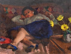 Georges Pacouil (1903-1996) - 1945 Oil, Midday Nap