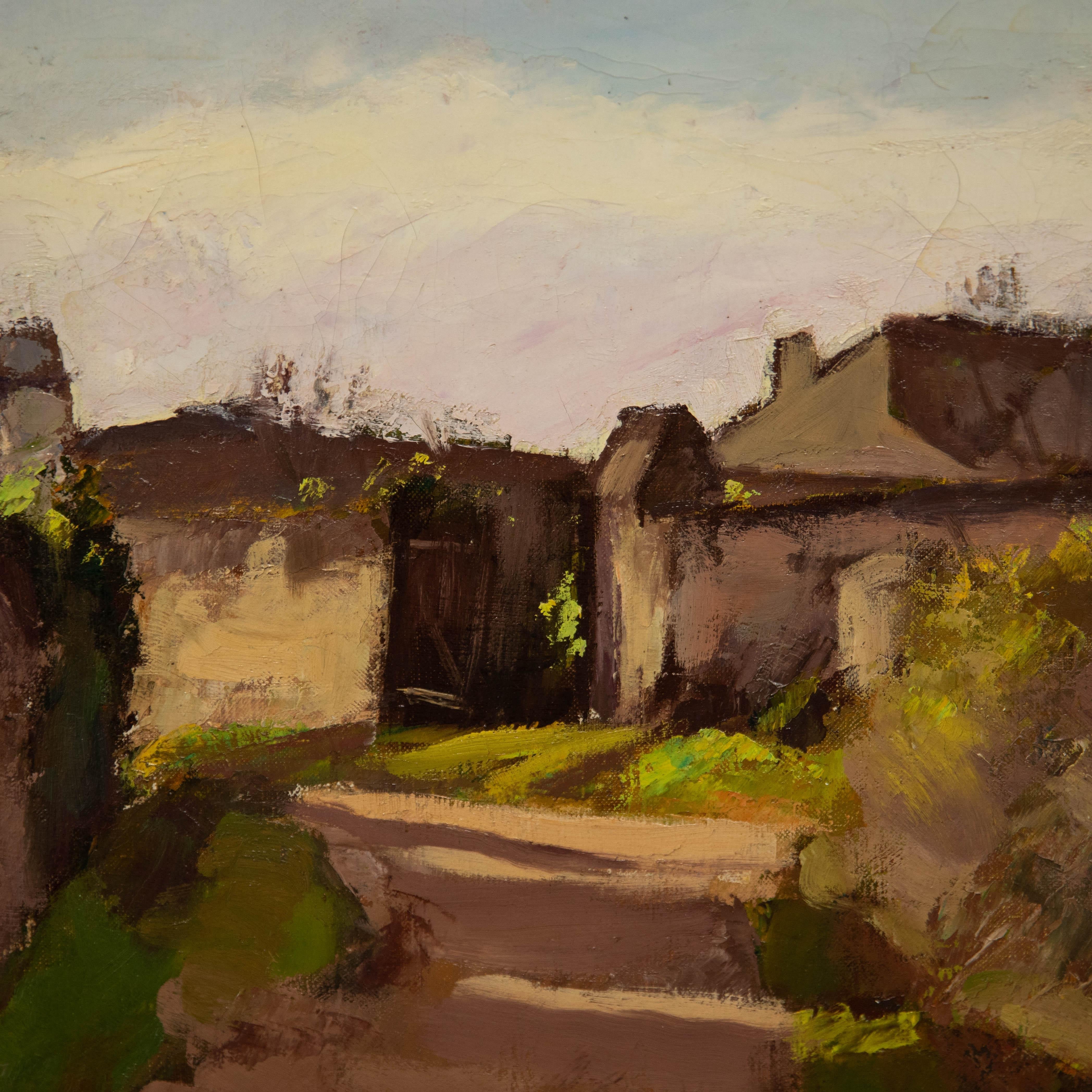 Georges Pacouil (1903-1996) - 1946 Olio, Mulino a Challans in vendita 1