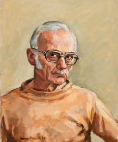 Georges Pacouil (1903-1996) - 1958 Olio, Self-Portrait