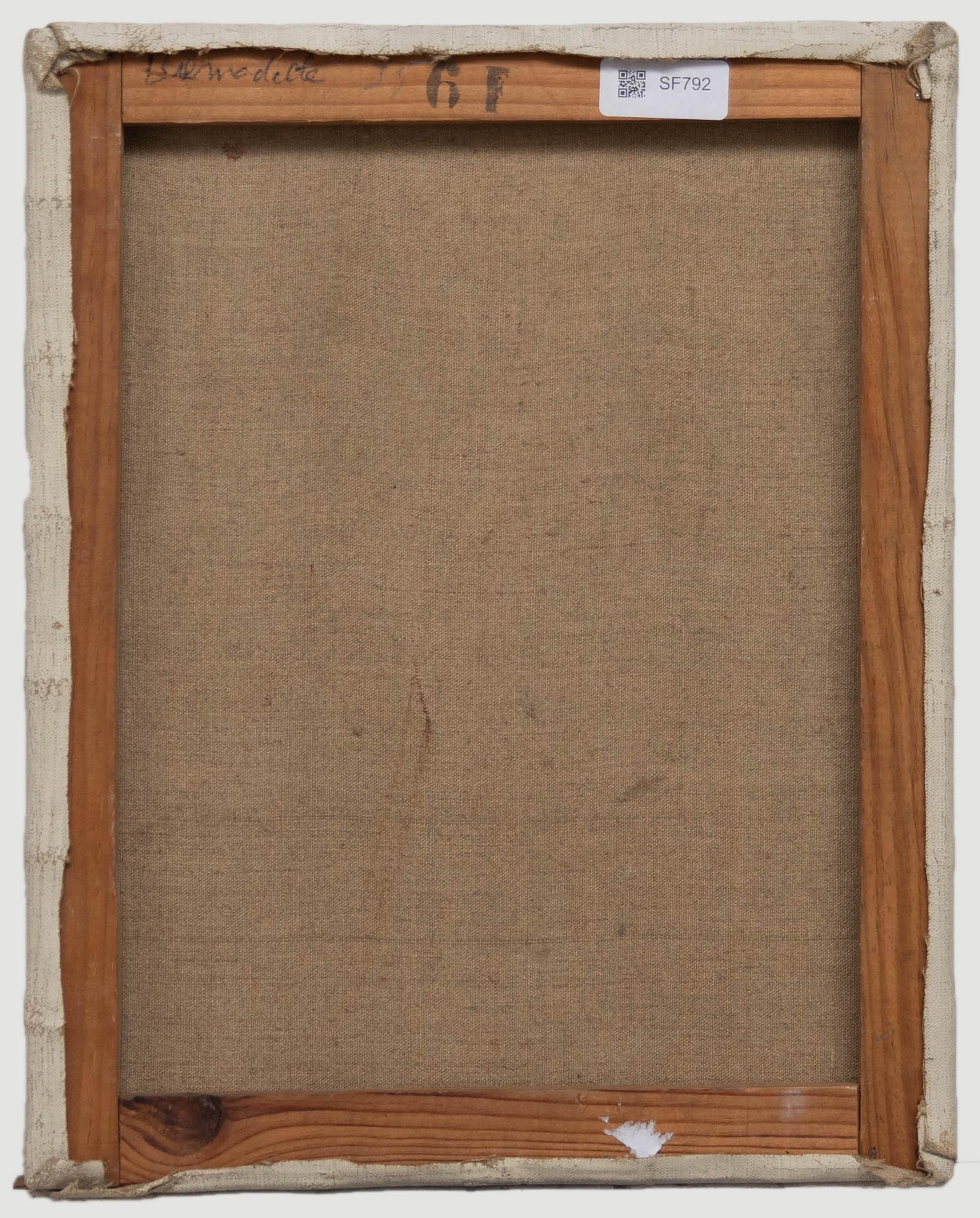 Signed to the lower right. Titled to stretchers verso. On canvas.