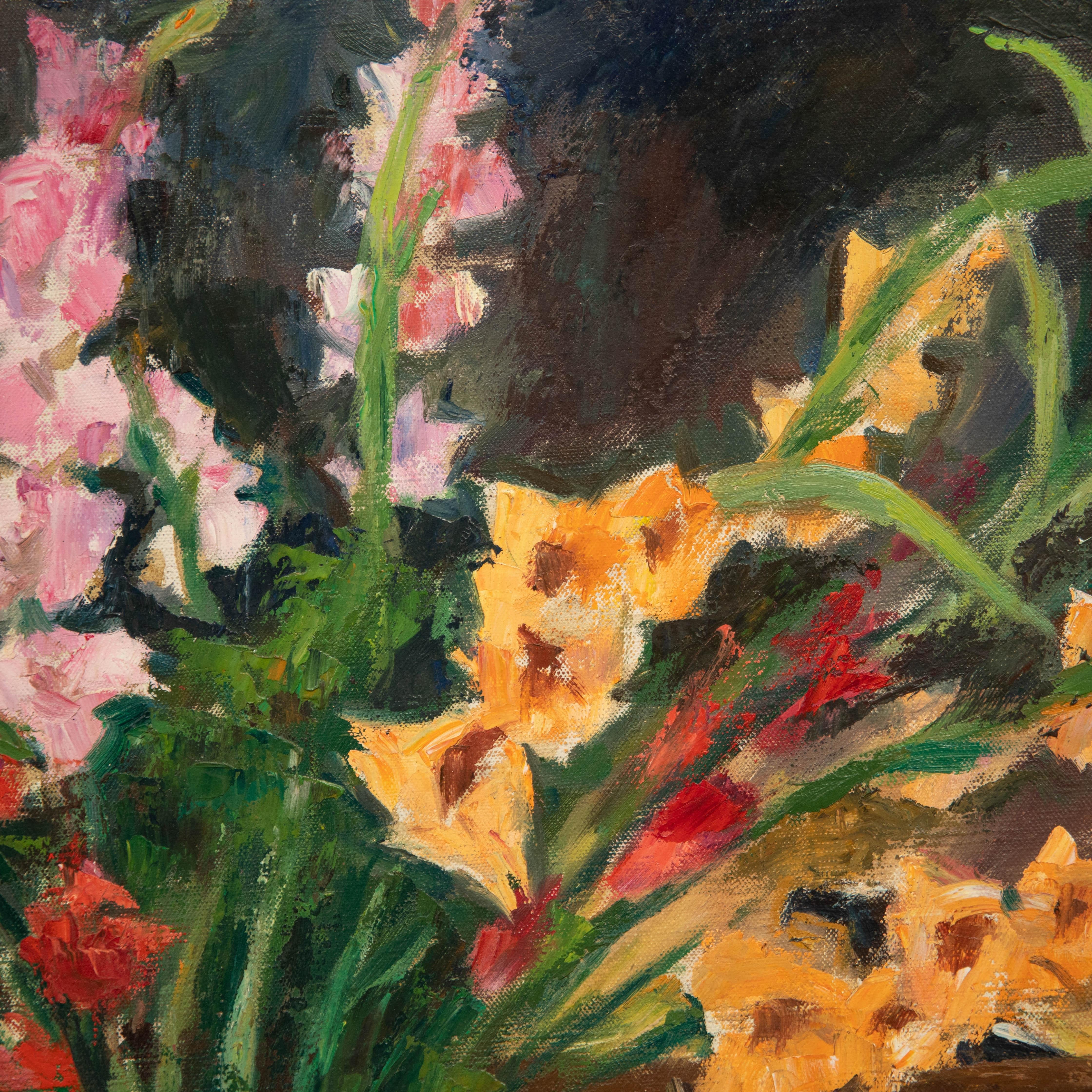 Georges Pacouil (1903-1996) - Mid 20th Century Oil, Gladioli 2