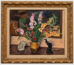 Georges Pacouil (1903-1996) - Mid 20th Century Oil, Gladioli