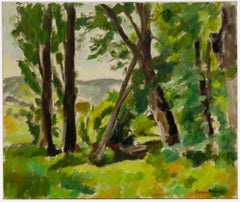 Georges Pacouil (1903-1996) - Mid 20th Century Oil, In the Cover of Trees