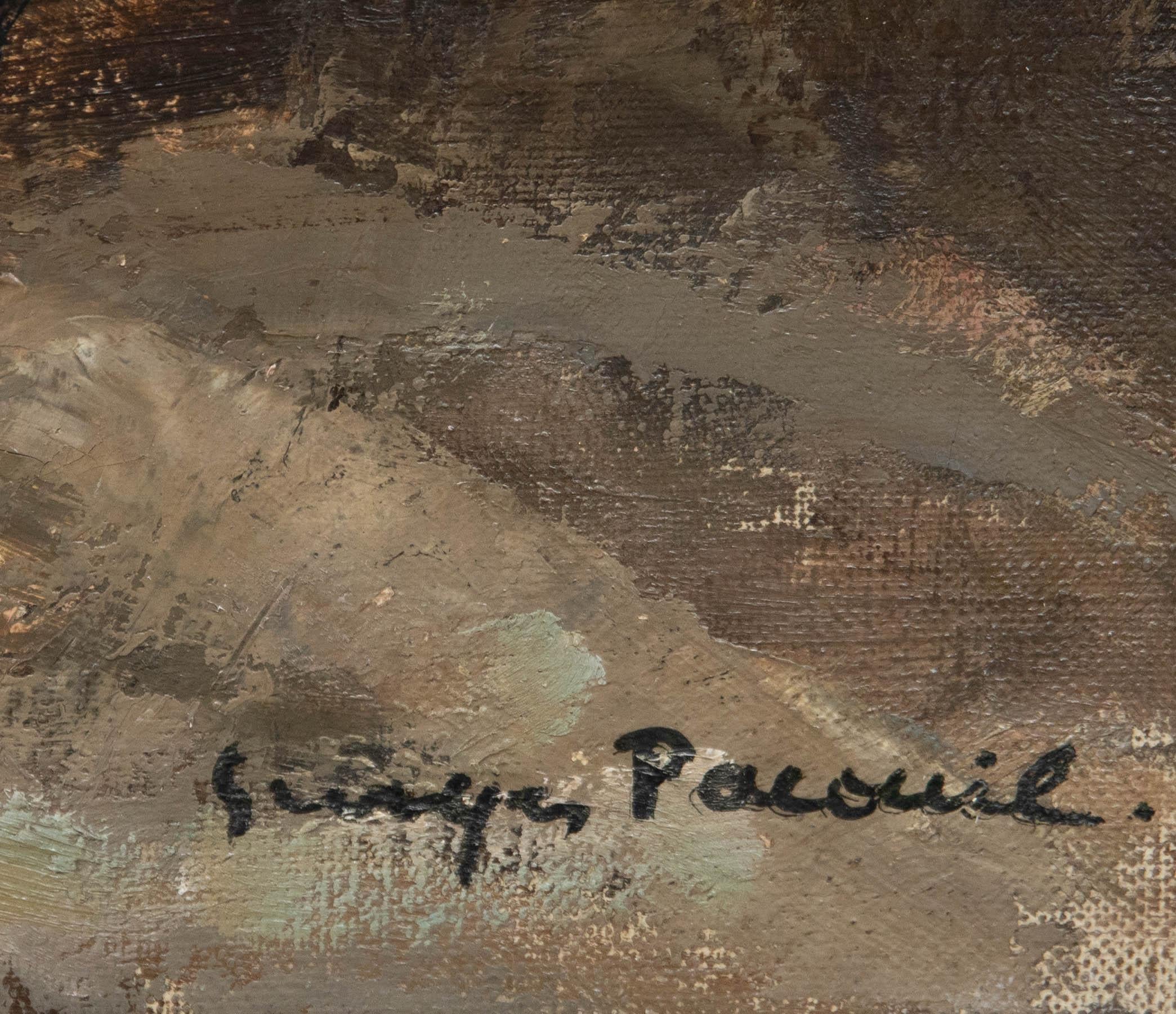 Georges Pacouil (1903-1996) - Olio della metà del XX secolo, Nudo sdraiato 1