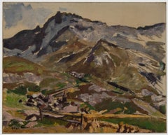 Georges Pacouil (1903-1996) - Mid 20th Century Oil, The Terraces, Haute-Alpes