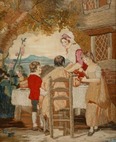 Georgian Embroidery - At the Table