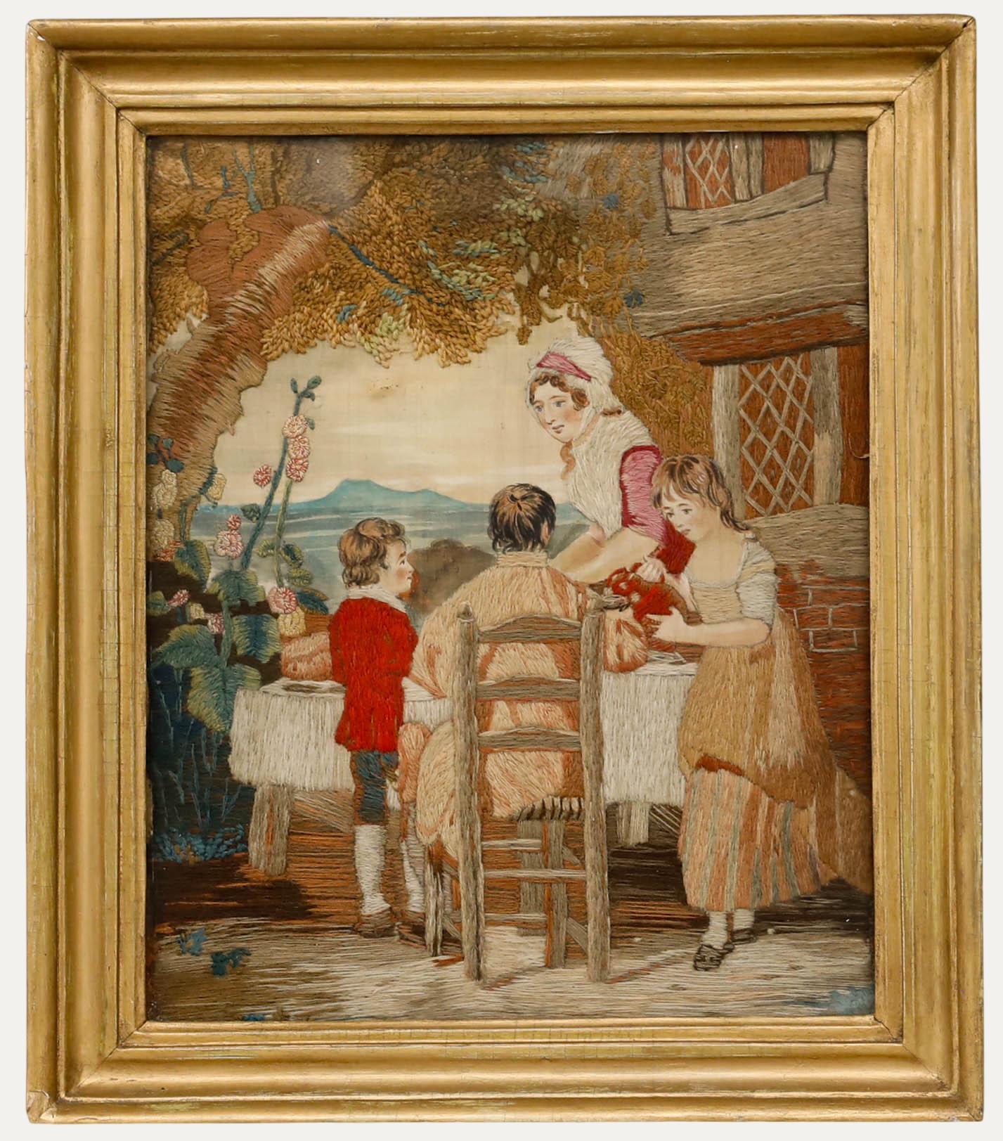 Georgian Embroidery - At the Table