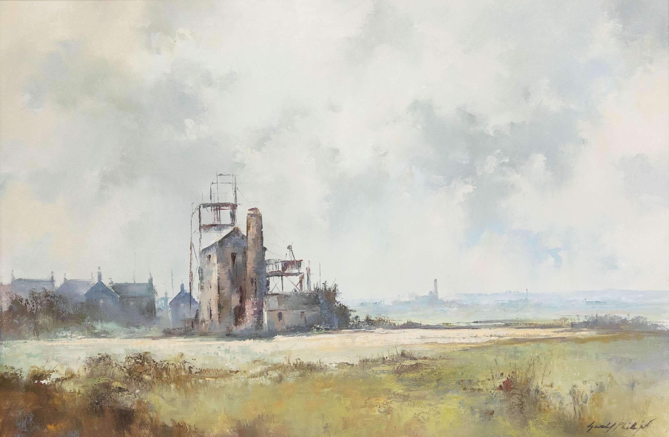 Gerald Phillips - Öl des 20. Jahrhunderts, The Old Mill – Painting von Unknown