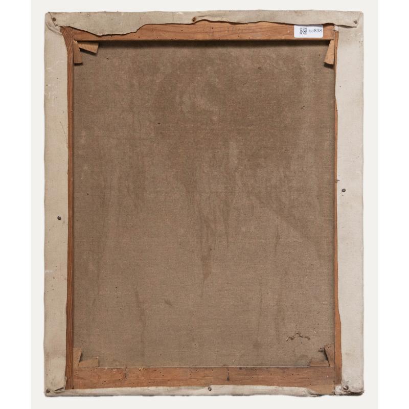 Gerald Trice Martin (1893-1961) - 1919 Öl, Frau im Leinenkleid (Braun), Portrait Painting, von Unknown