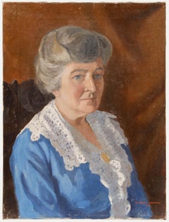 Gerald Trice Martin (1893-1961) - Early 20th Century Oil, Lady in Blue