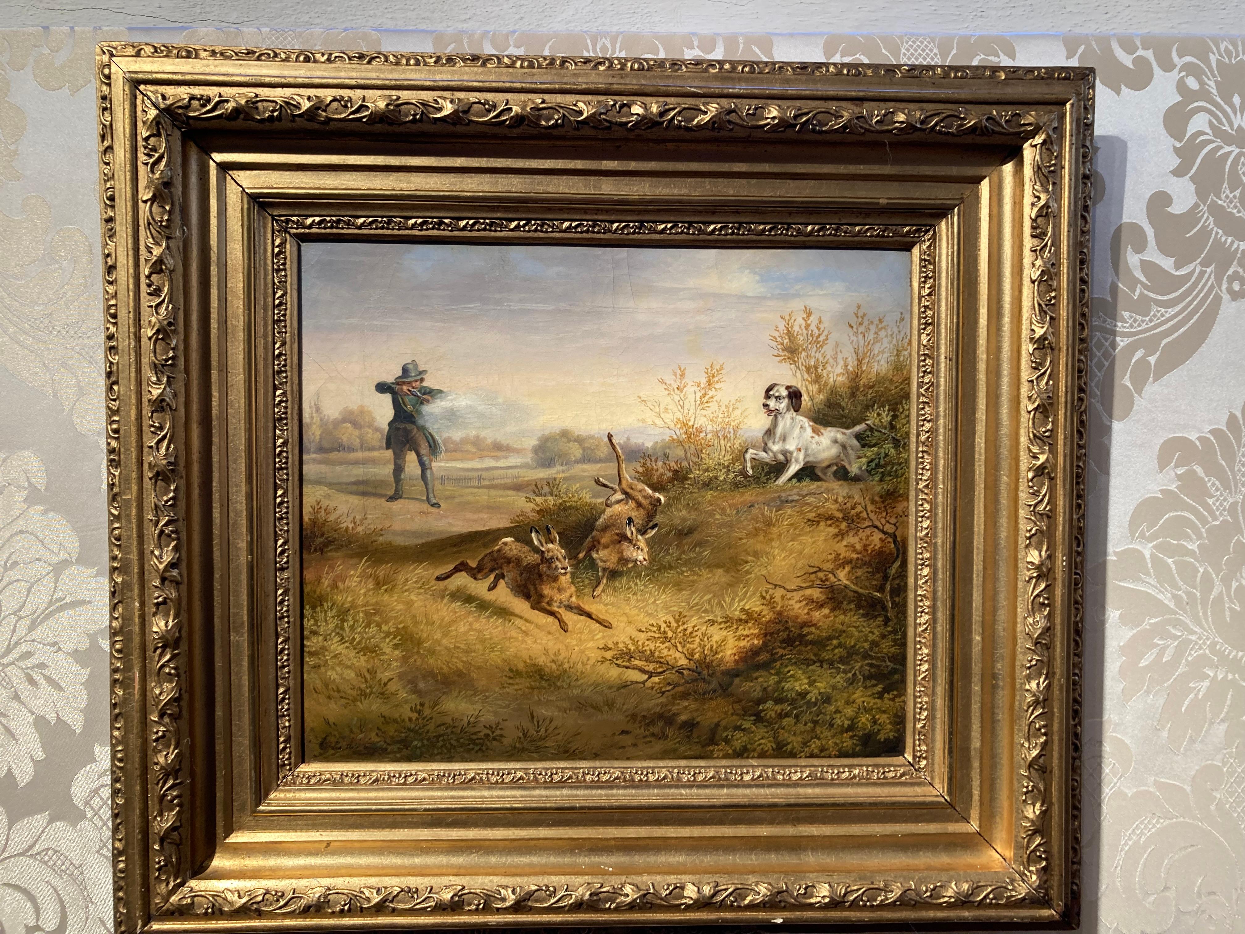 hunting painting