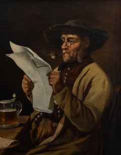 Huile de l'école allemande du début du 20e siècle - The Morning News