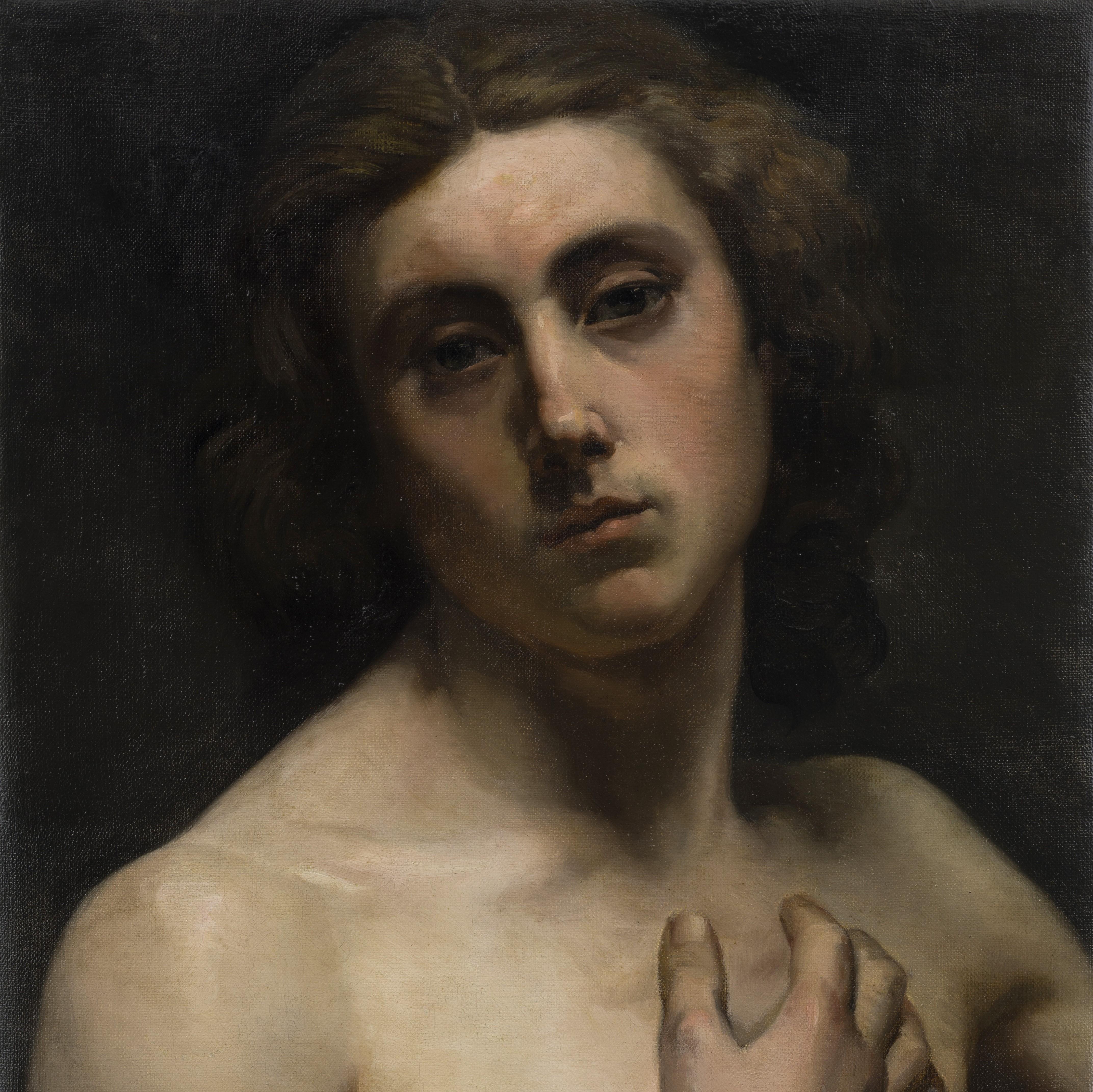 German School, Figure Study - Old Masters Painting by Unknown