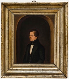 Deutsche Schule, Mitte des 20. Jahrhunderts, Ölgemälde – Porträt von Heinrich Schultze