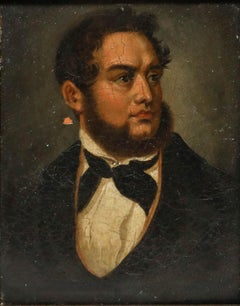 German School Miniature - 19th Century Oil, Franz Heinrich Zitz