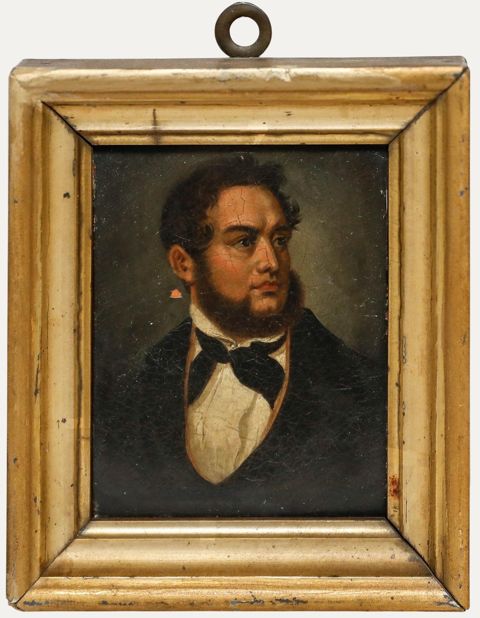 German School Miniature - 19th Century Oil, Franz Heinrich Zitz