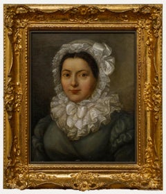 Germany Early 19th Century Oil- Portrait of Philipine Helene Kielmann of Altbach