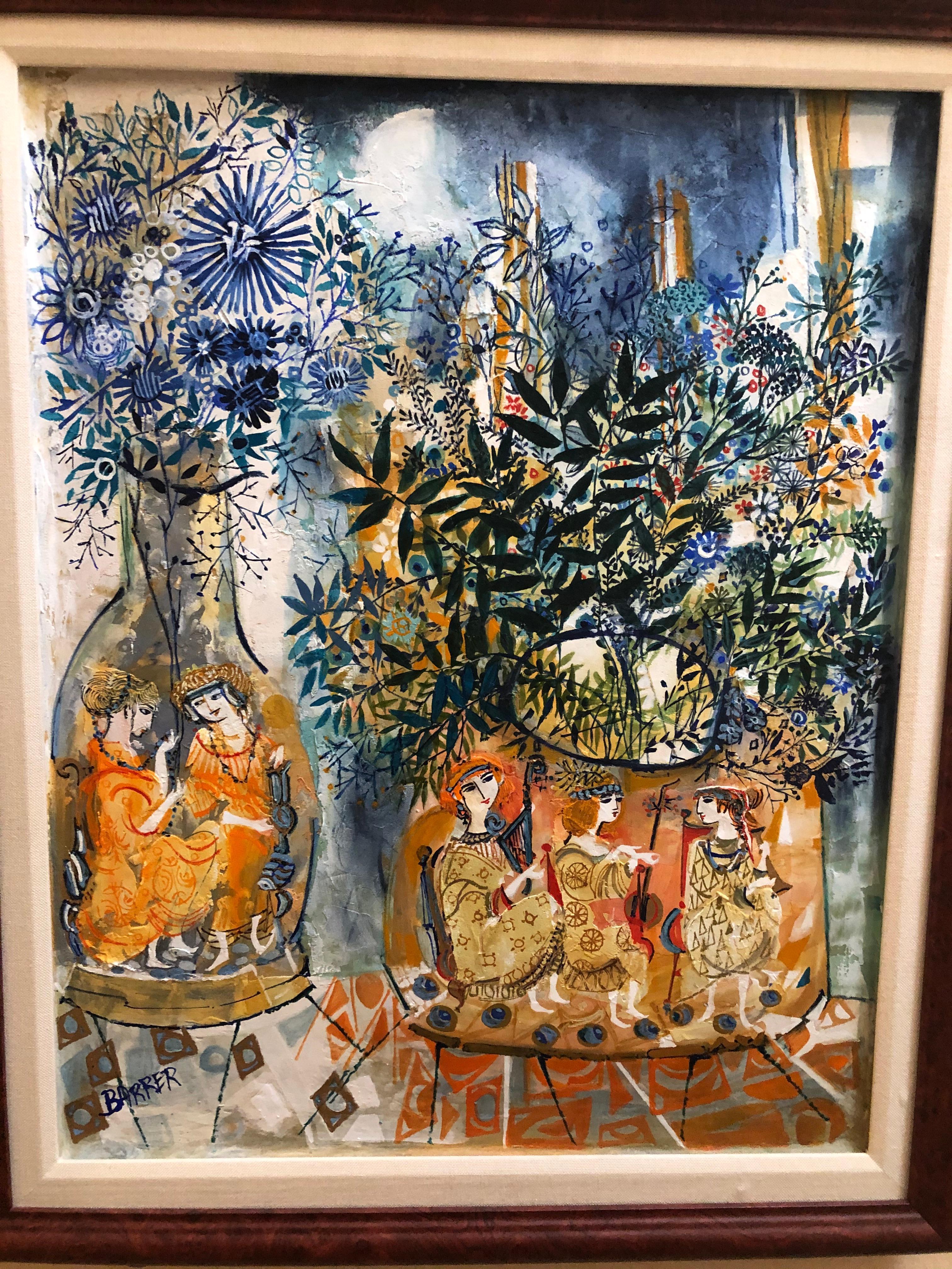 Gertrude Barrer Öl auf Karton (Amerikanische Moderne), Painting, von Unknown