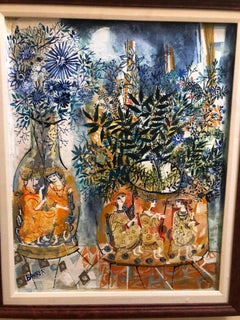 Gertrude Barrer Oil on Board