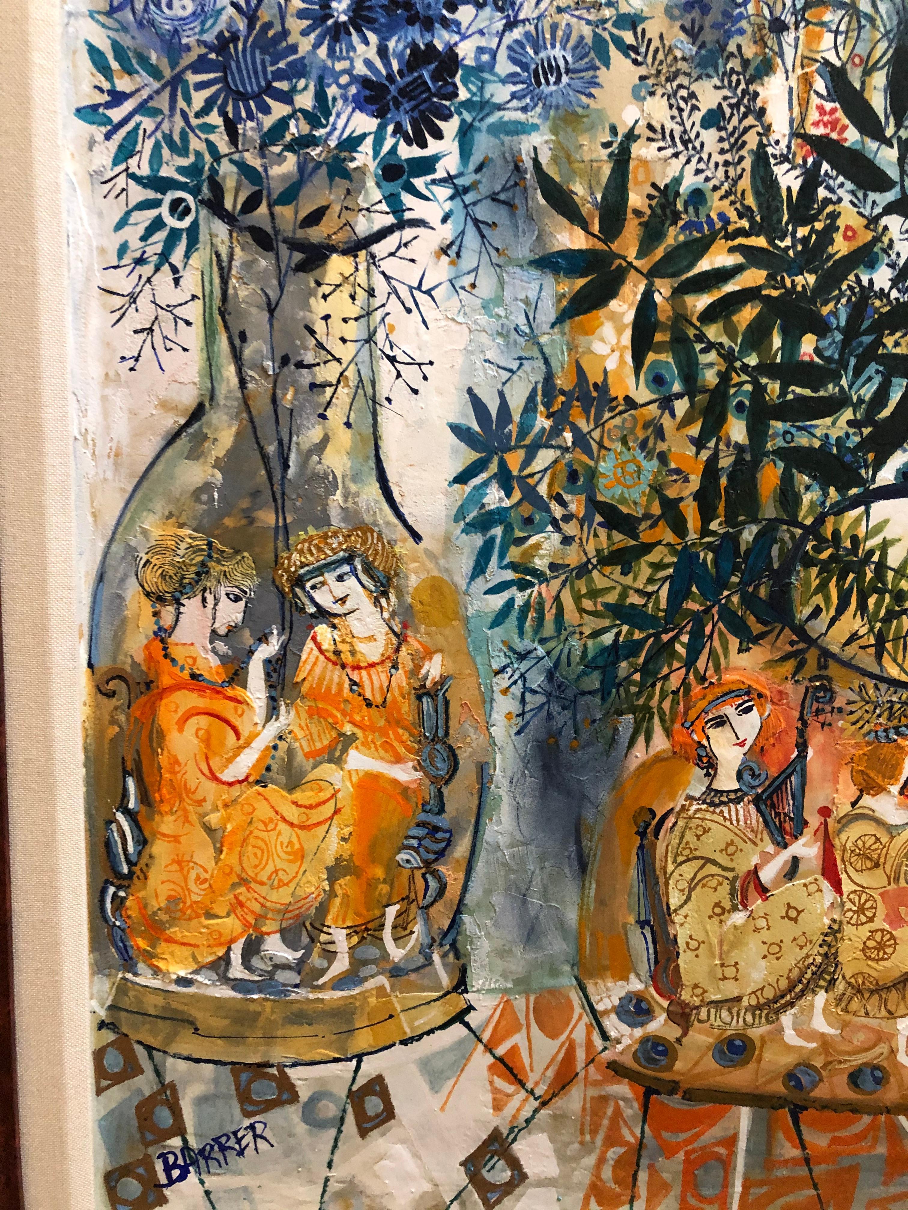 Gertrude Barrer Öl auf Karton im Angebot 2