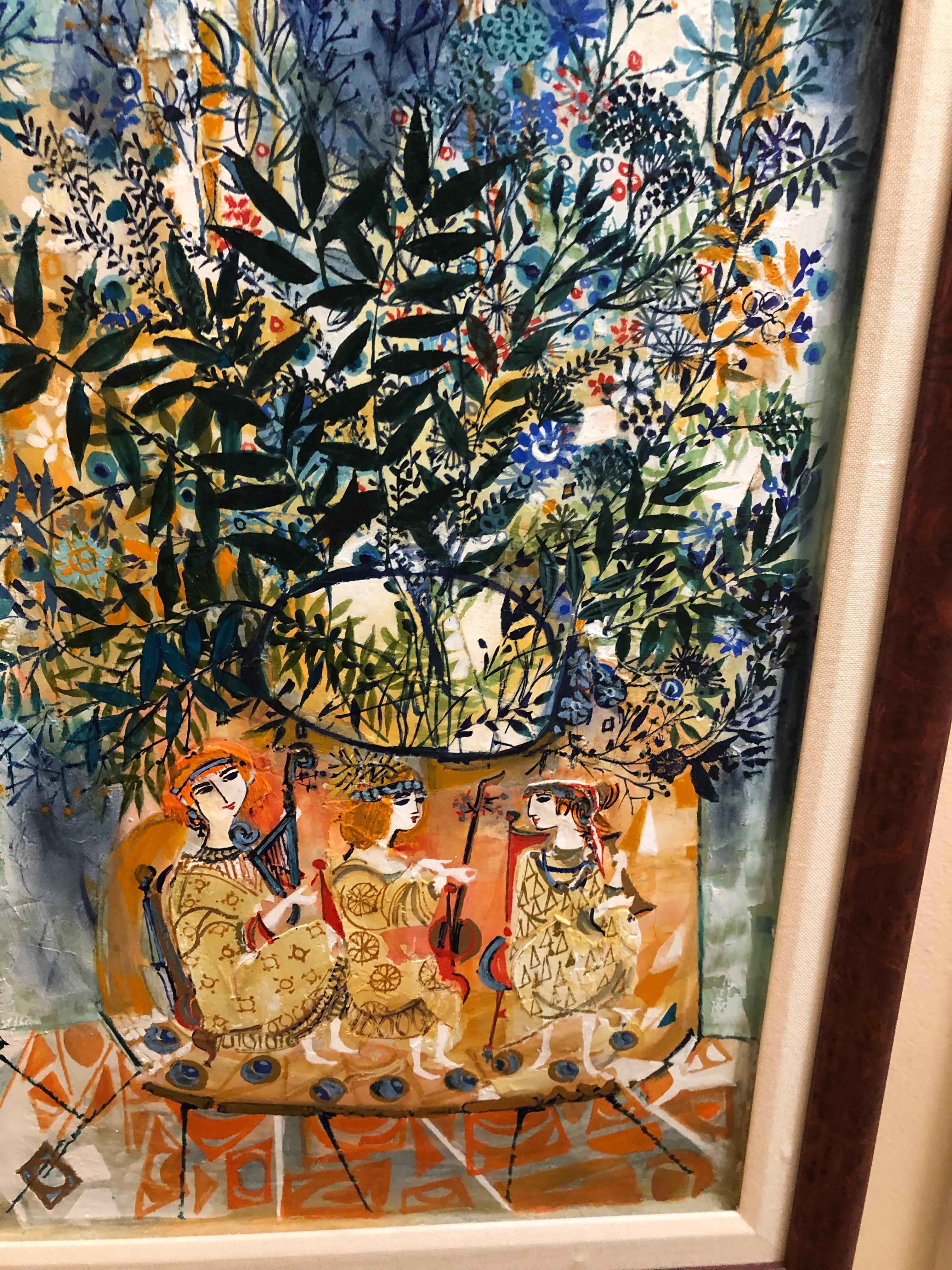 Gertrude Barrer Öl auf Karton im Angebot 3