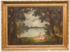 Géza Záhonyi (b.1889) - Early 20th Century Oil, The Bathers