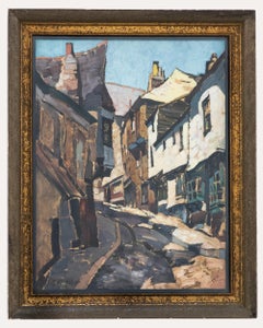 Gilbert Gee - 1940 Oil, The Steep Street
