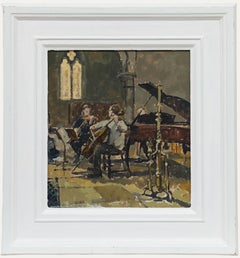 Gillian Roberts RSMA - English School Contemporary Oil, Kungsbacka Trio