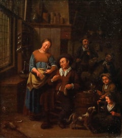 Gillis De Winter (c.1650-1720) - Dutch School 17th Century Oil, Good Times