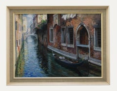 Gino Salviati (1911-1998) - 20th Century Oil, A Venetian Backwater