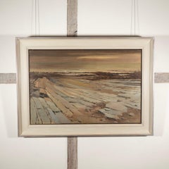 Glamorgan Shore, Oil on Canvas by Nan Youngman, 1962