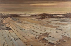 Glamorgan Shore, Oil on Canvas by Nan Youngman, 1962
