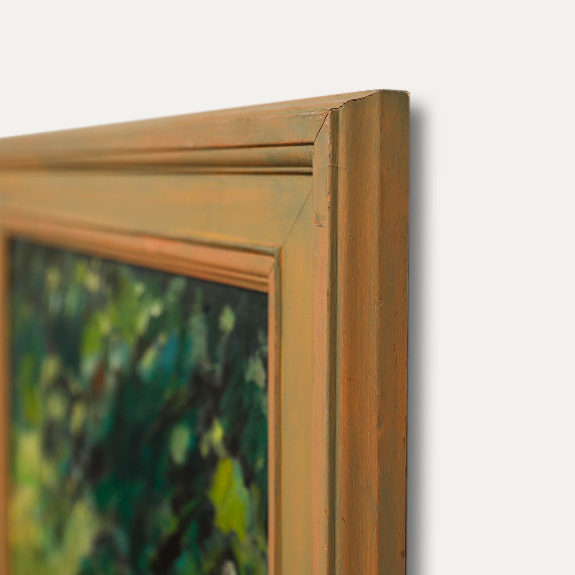 William Williams (nato nel 1940) - Olio del 20° secolo incorniciato, 