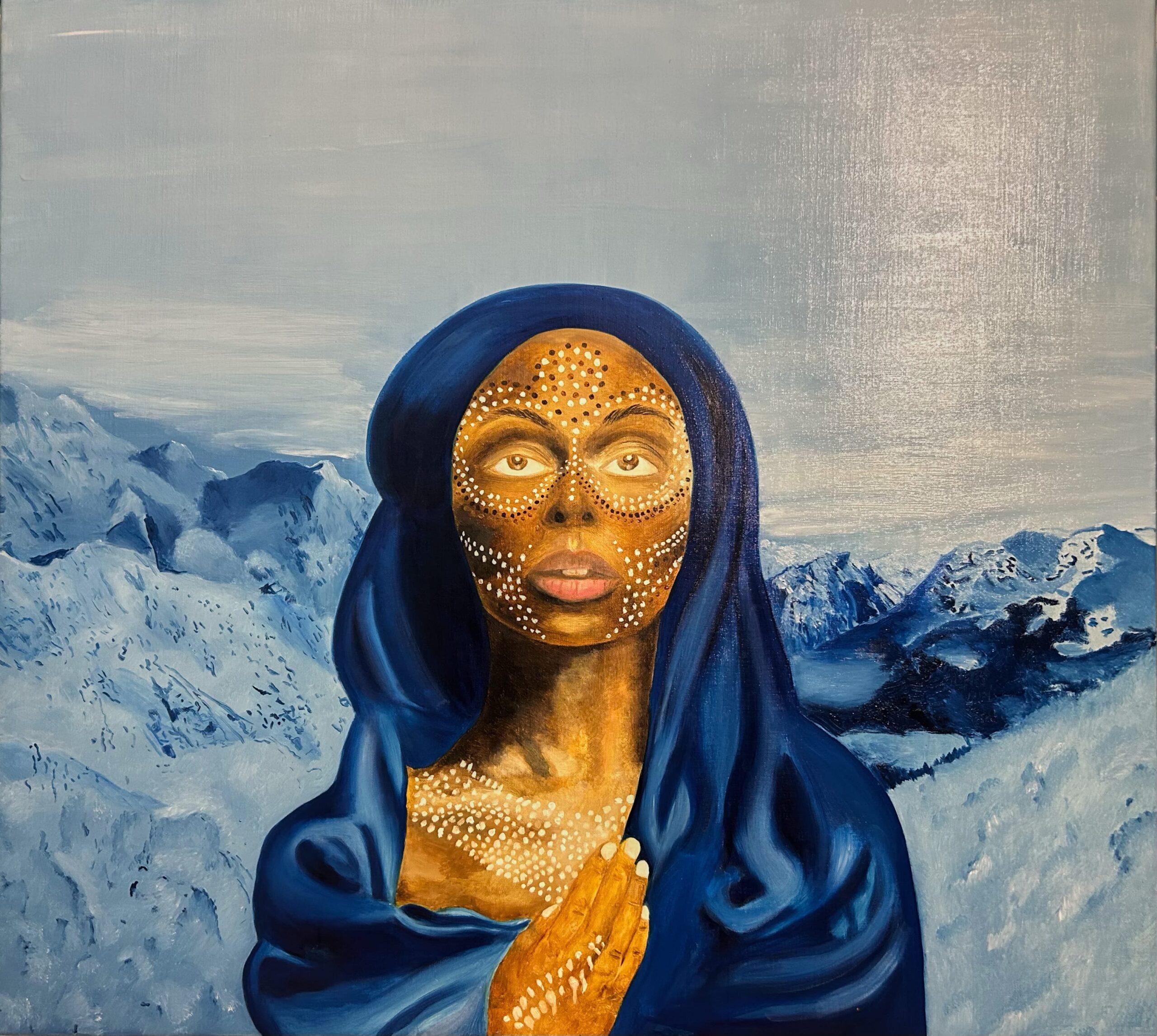 Goddess of Alpine Liberation by Karolina Rodak - Painting by Unknown