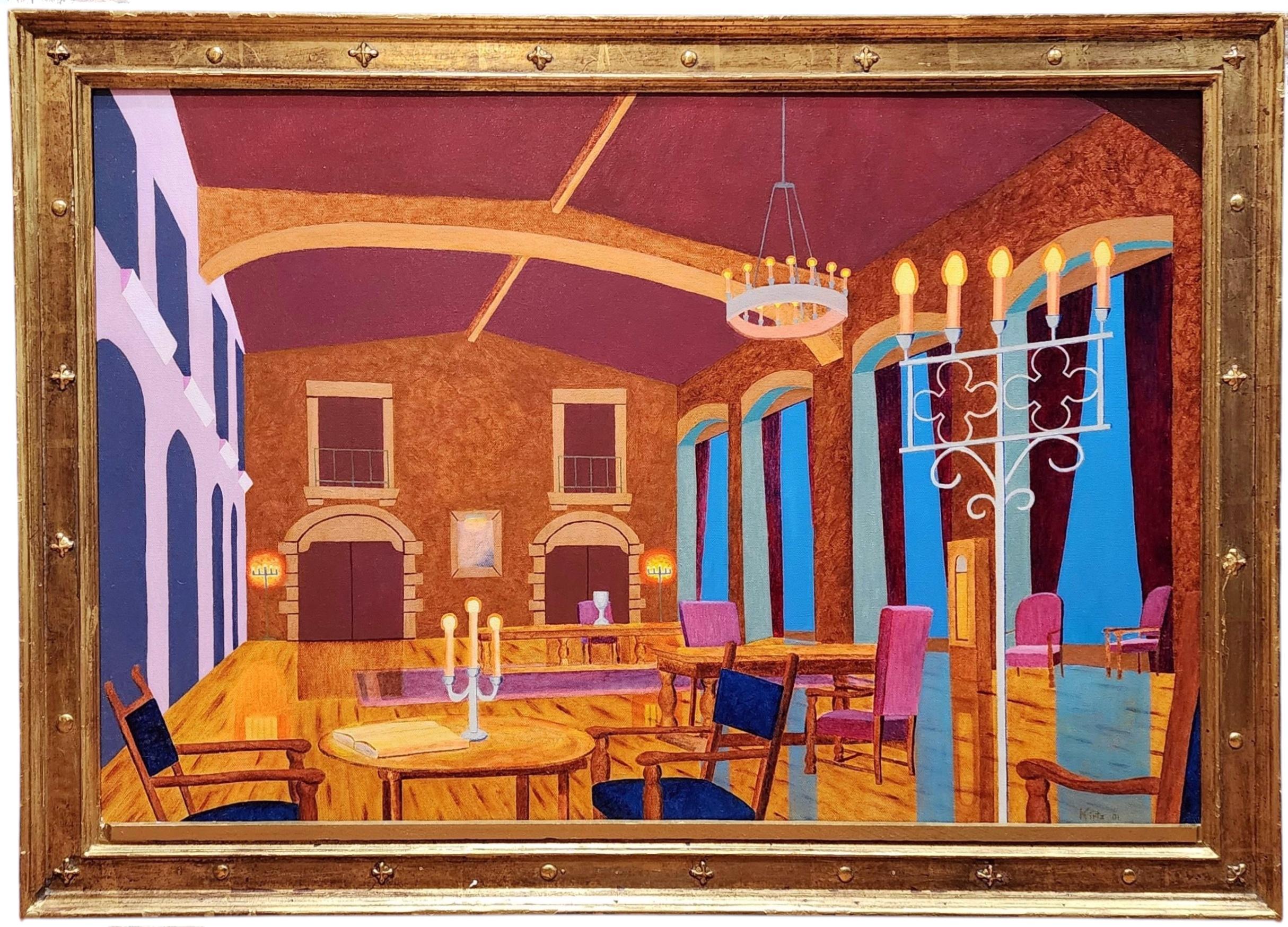 Gothic Interior, Style of Eyvind Earle, Disney