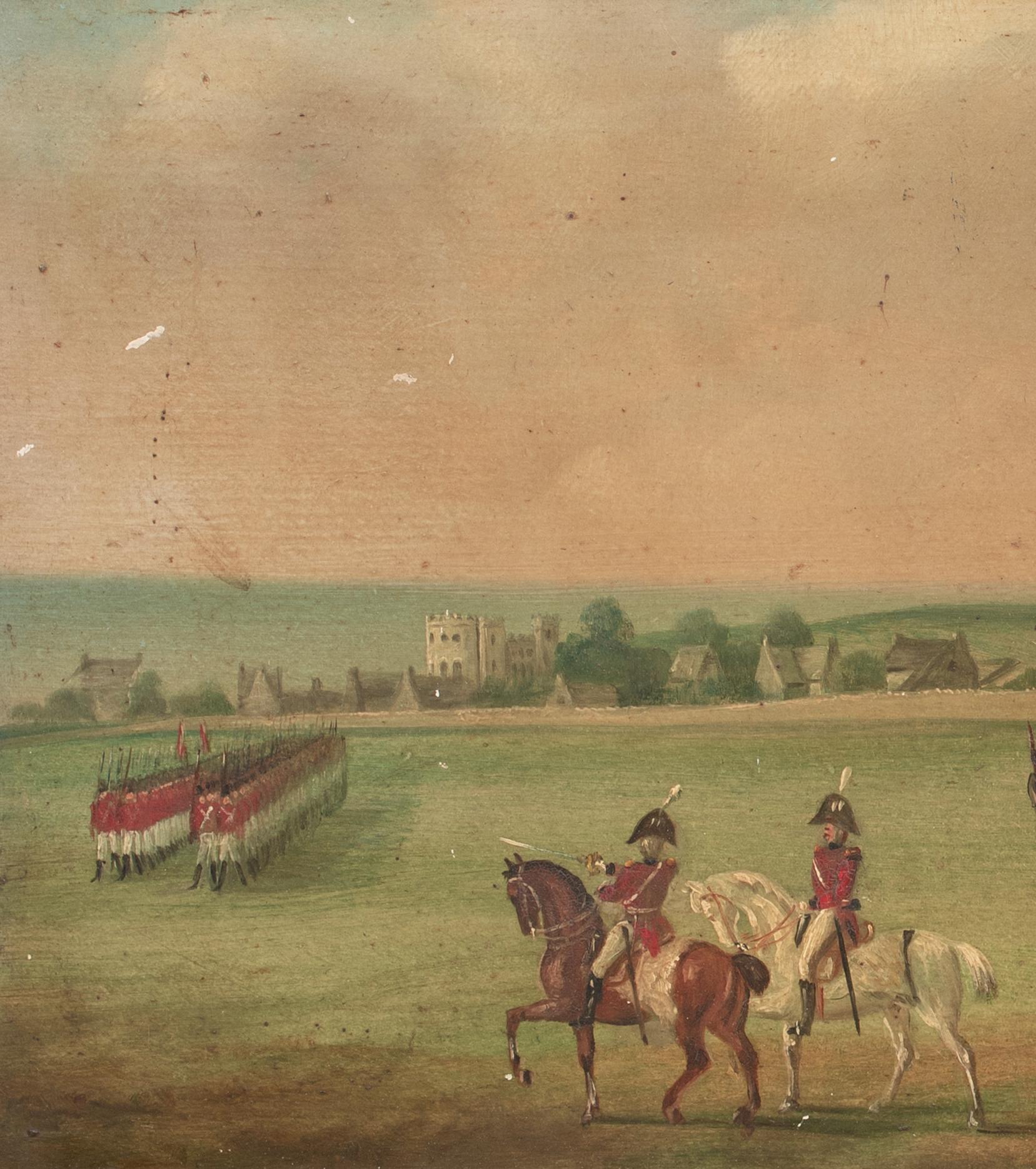 Le gouverneur John Penn inspectant la Légion à l'île de Portland, Dorset, 1805 en vente 1